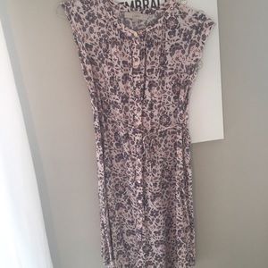 Loft maternity flower dress size medium